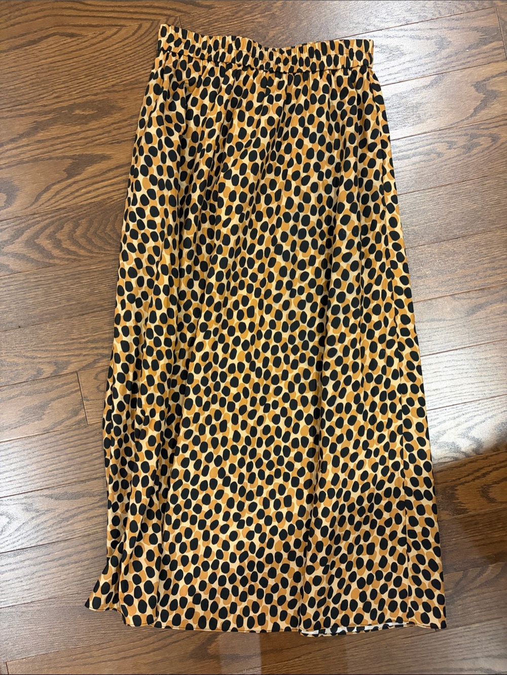 kate spade Tan Brown and Black Midi Skirt